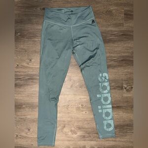 Adidas Teal Climalite Leggings